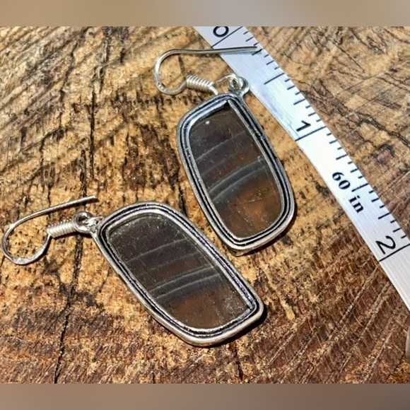 Translucent Fluorite Earrings 1 1/2” - Picture 11 of 11